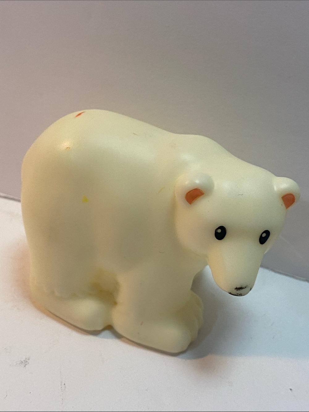 Fisher Price Little People Polar Bear Figure White Arctic Animal Toy 2014